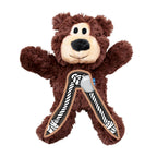 The KONG Wild Knots Bear Plush Toy offers a soft, durable design, perfect for pets. Available in India at Curat Cart, 100% Authentic.