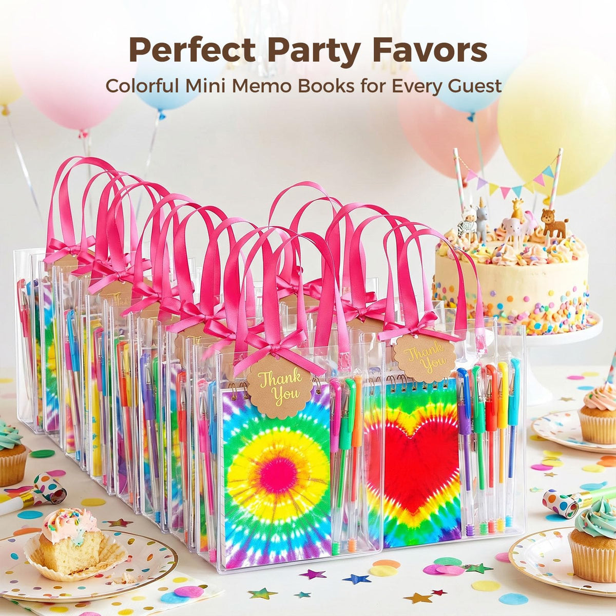 Vibrant Koogel Mini Notebooks in official packaging, perfect for party favors. Available at Curat Cart for creative fun.