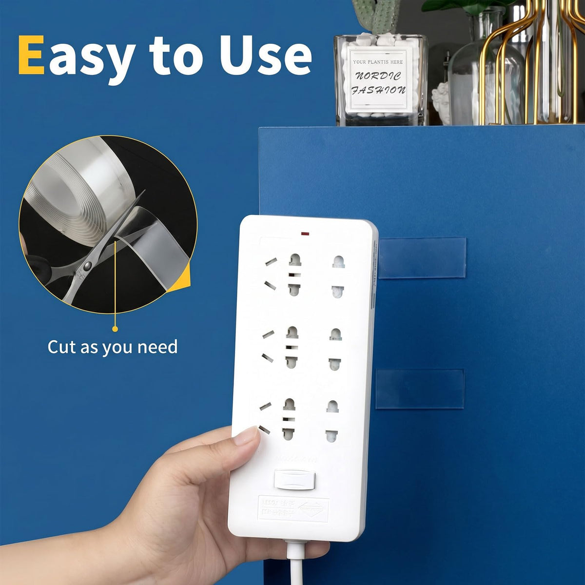 KUSUFEFI Double Sided Adhesive Tape, easy to use and cut as needed. 100% Authentic, available at Curat Cart in India.