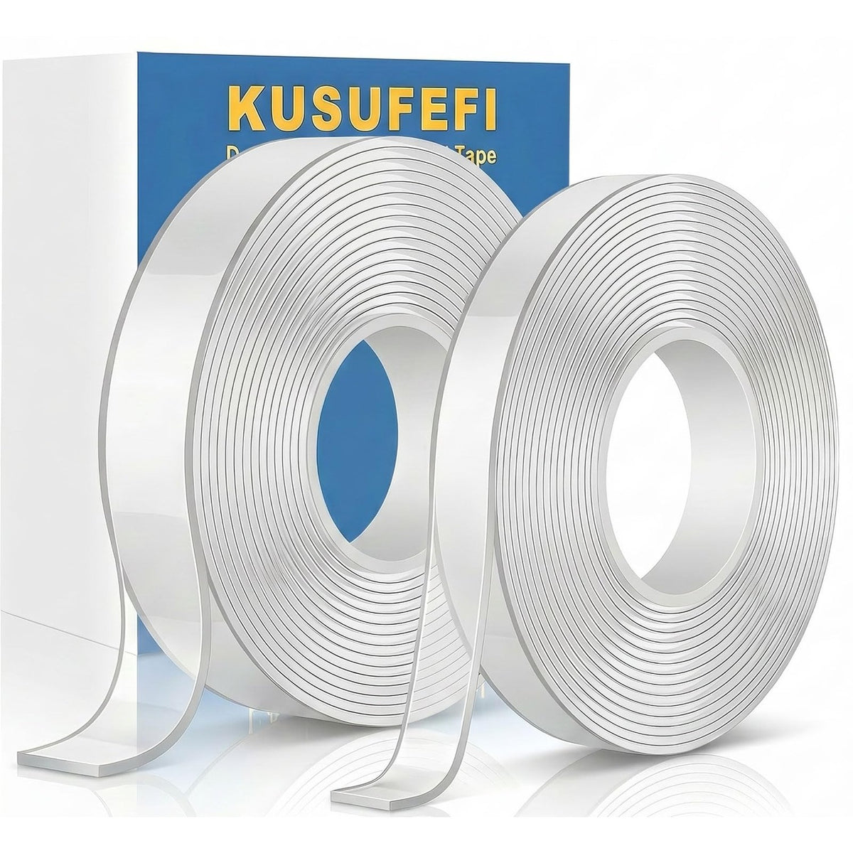 Discover KUSUFEFI Double Sided Adhesive Tape, a premium import ideal for all your mounting needs. Available at Curat Cart.