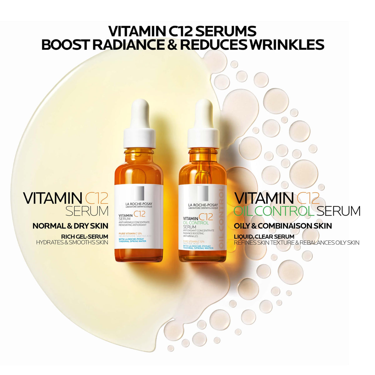 La Roche-Posay Vitamin C Face Serum offers 100% authentic skincare, boosting radiance and reducing wrinkles. Available in India at Curat Cart.
