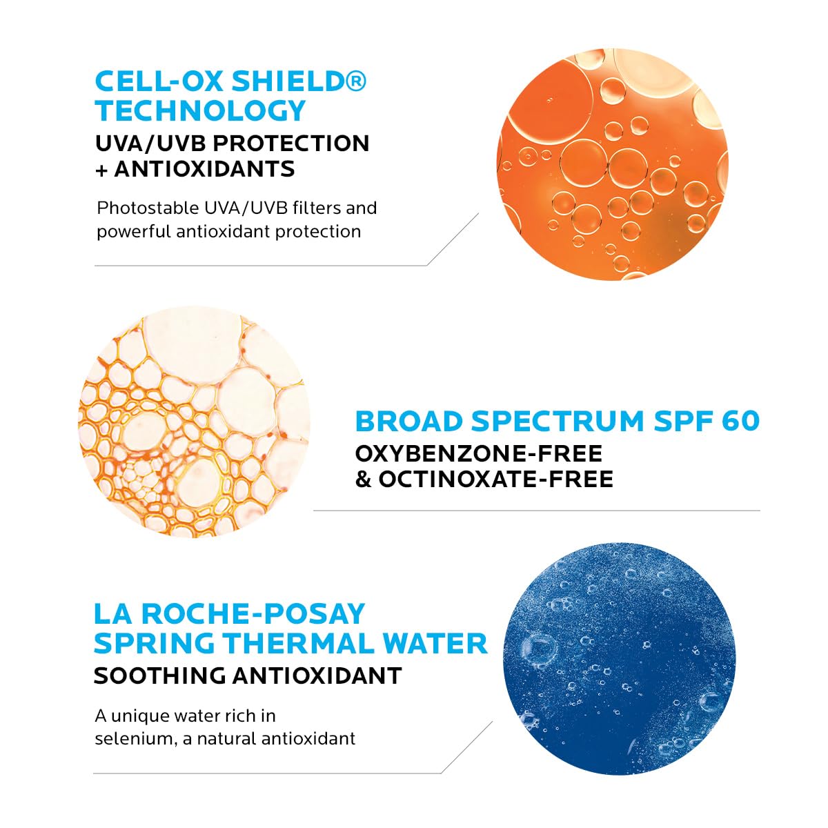 Premium imported La Roche-Posay Anthelios Melt-In Milk offers broad spectrum SPF 60 with soothing antioxidants for ultimate sun protection.