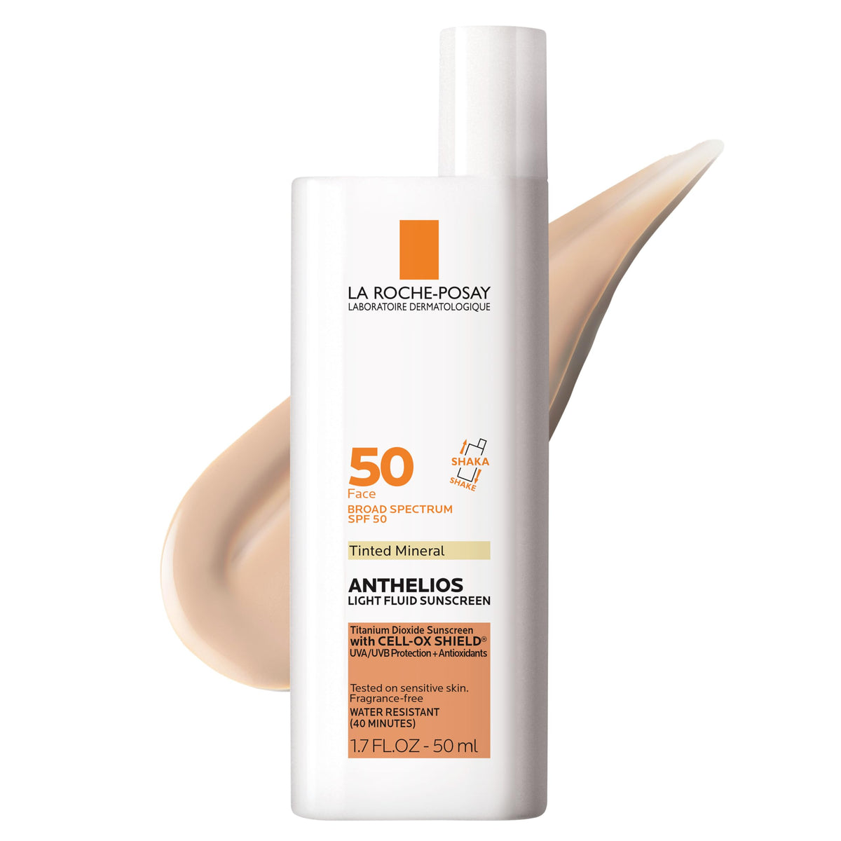 Discover the authentic La Roche-Posay Anthelios tinted mineral sunscreen, SPF 50, perfect for sensitive skin.