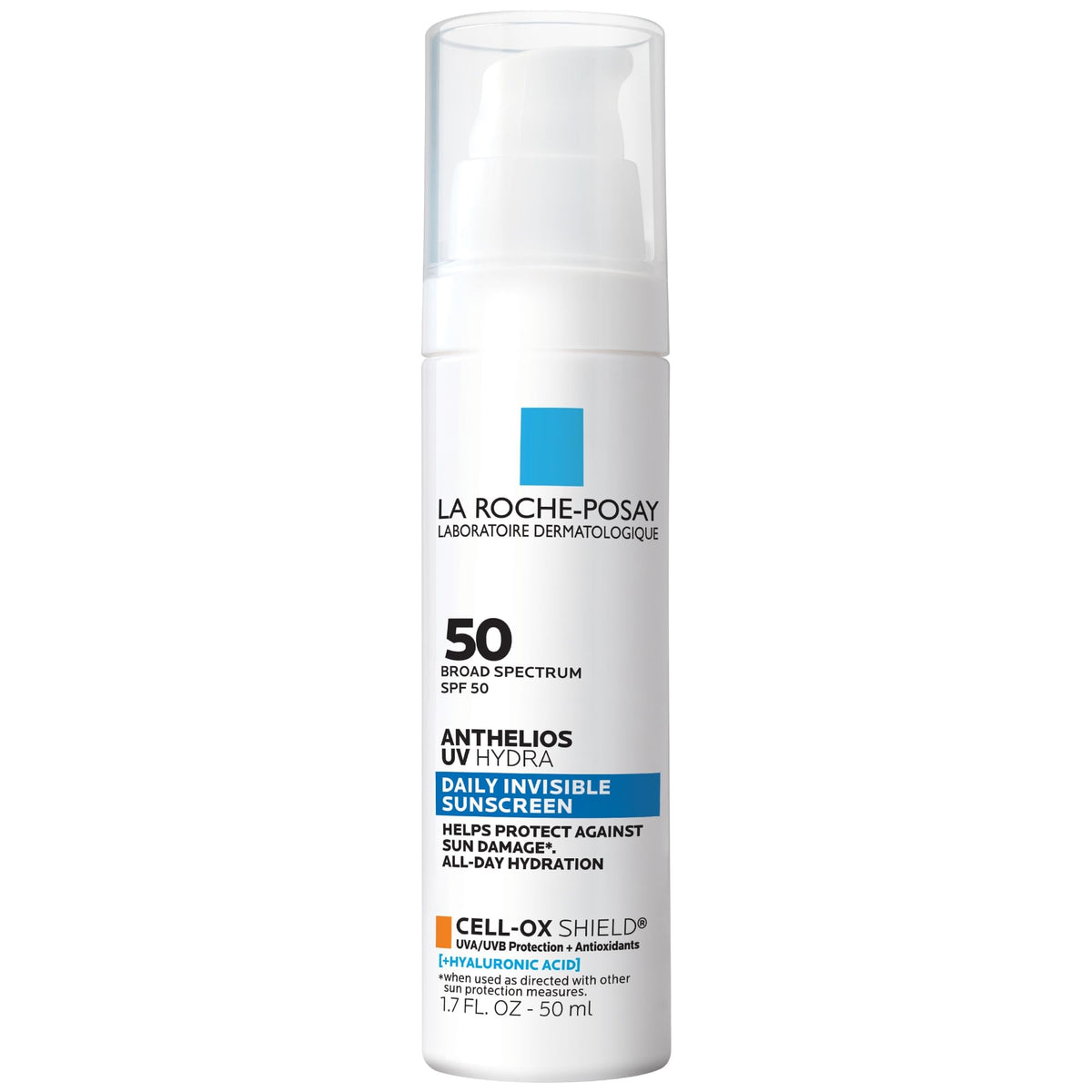 La Roche-Posay Anthelios Sunscreen SPF 50, a trusted choice verified by CuratCart for effective sun protection and hydration.