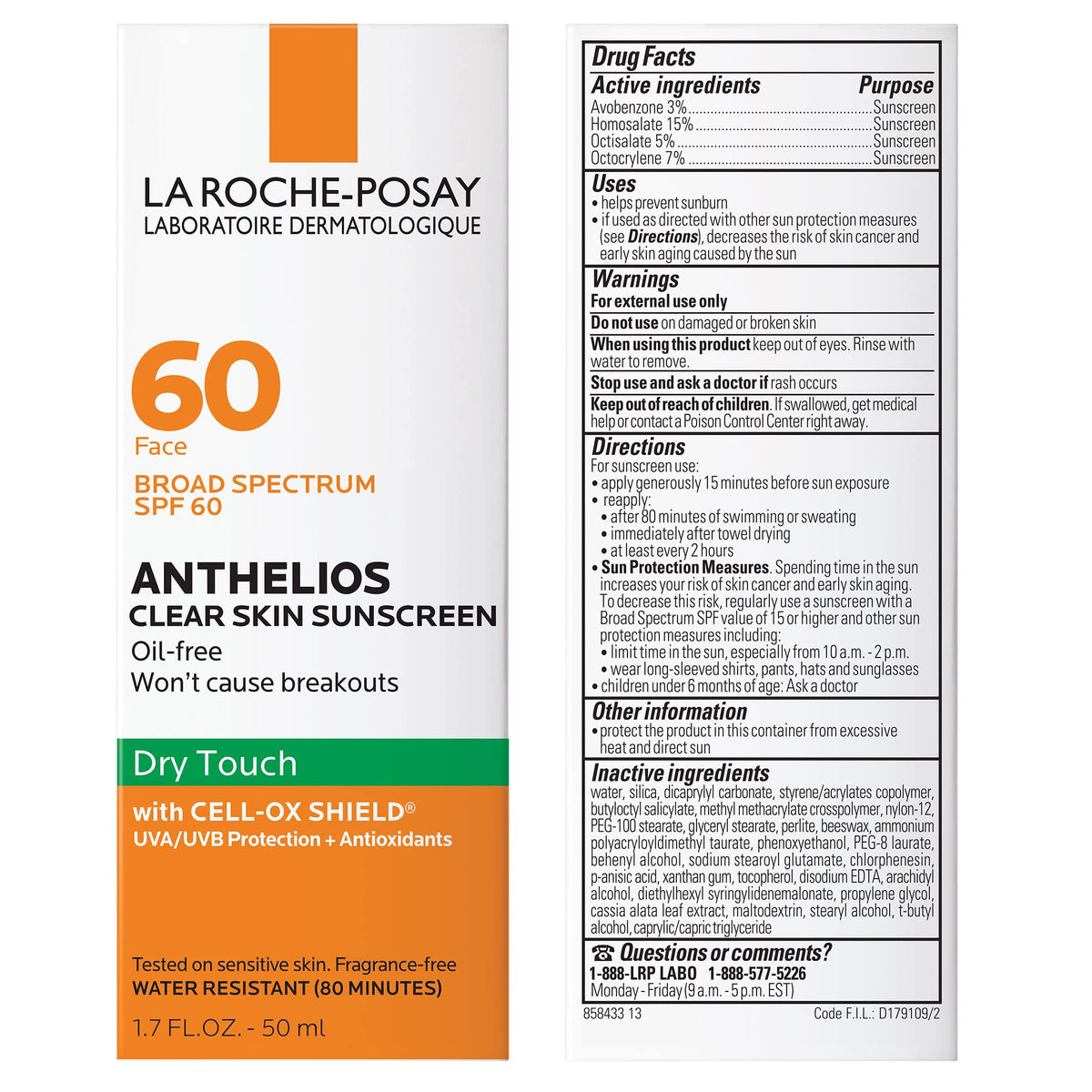 Shop La Roche-Posay Anthelios Sunscreen SPF 60 online in India for effective UV protection and dry touch formula.