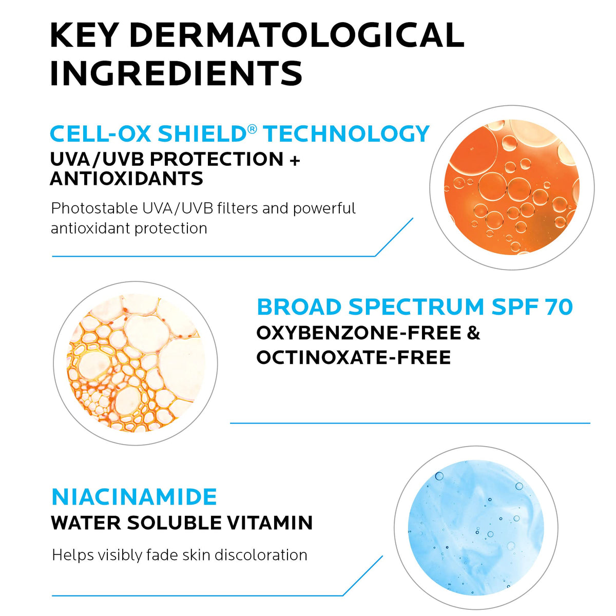 Premium imported La Roche-Posay Anthelios Sunscreen Moisturizer features advanced UV protection with antioxidants.