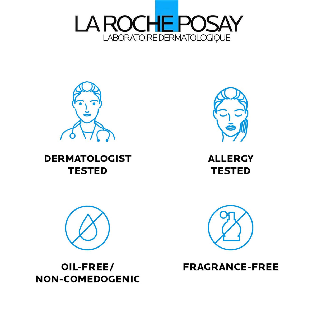 La Roche-Posay Effaclar Acne Wash, oil-free and fragrance-free, perfect for daily use. Available at Curat Cart.