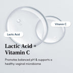 Lactomedi Intimate Refresh Gel features lactic acid and vitamin C for balanced pH, presented in high-quality packaging at Curat Cart.