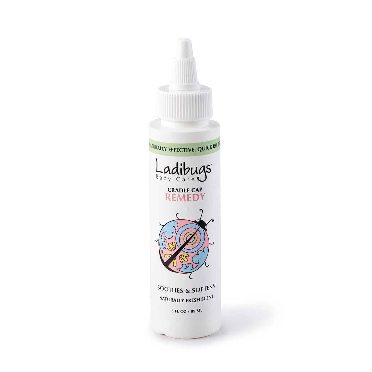 Ladibugs Cradle Cap Remedy Kit soothes and softens baby's scalp. Perfect for daily use, available at Curat Cart.