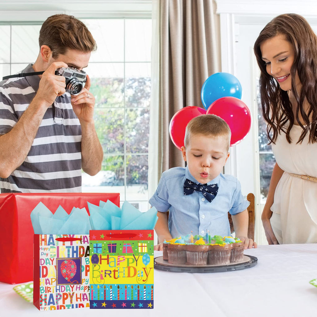Laidans Happy Birthday Gift Bags, perfect for celebrations and special occasions. Available at Curat Cart for delightful gifting.