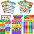 Premium imported Laminated Preschool Posters for Toddlers featuring vibrant themes like animals, weather, and colors. Available at Curat Cart.