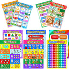 Premium imported Laminated Preschool Posters for Toddlers featuring vibrant themes like animals, weather, and colors. Available at Curat Cart.