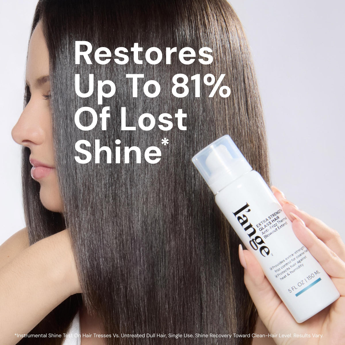 L'ANGE HAIR Extra Strength Hair Spray restores up to 81% shine. Premium import from Curat Cart for luscious, vibrant hair.