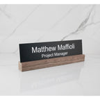 Custom engraved name plates from Curat Cart, showcasing premium imported quality for professional settings. Elevate your workspace.