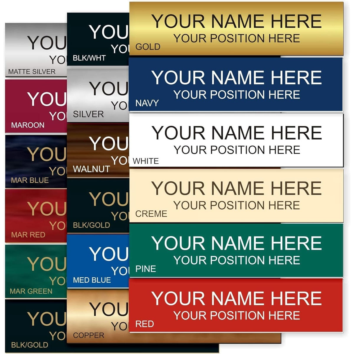 Explore premium custom engraved name plates at Curat Cart, available in multiple colors and styles for personalized elegance. 100% Authentic.