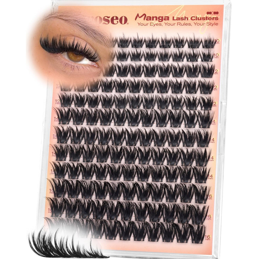 Premium imported fluffy lash clusters in 100D thickness. Perfect for customizing your eyelash look for any occasion.