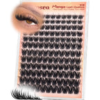 Premium imported fluffy lash clusters in 100D thickness. Perfect for customizing your eyelash look for any occasion.