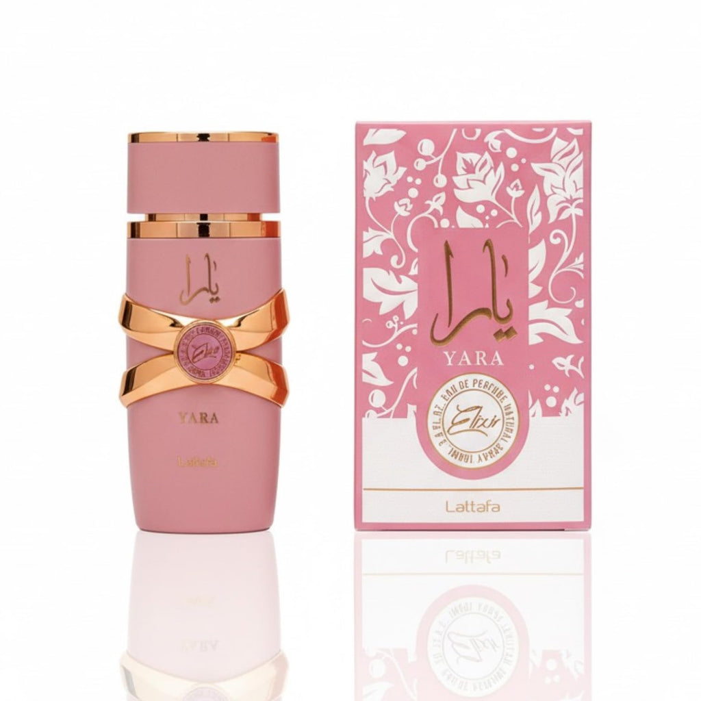 Discover Lattafa Yara Elixir, a fruity and sweet fragrance. Available in India. Order online for fresh delivery!