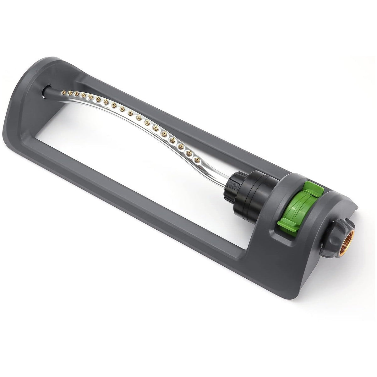 Premium imported Brass Nozzle Oscillating Sprinkler offers efficient watering. Available at Curat Cart for discerning gardeners.