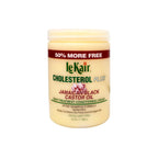 Le Kair Cholesterol Plus Deep Treatment, a premium imported Jamaican Black Castor Oil cream for nourishing all hair types. Available at Curat Cart.