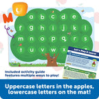 Engaging Alphabet Apple Orchard features uppercase letters in apples and lowercase letters on the mat. High-quality finish from Curat Cart.