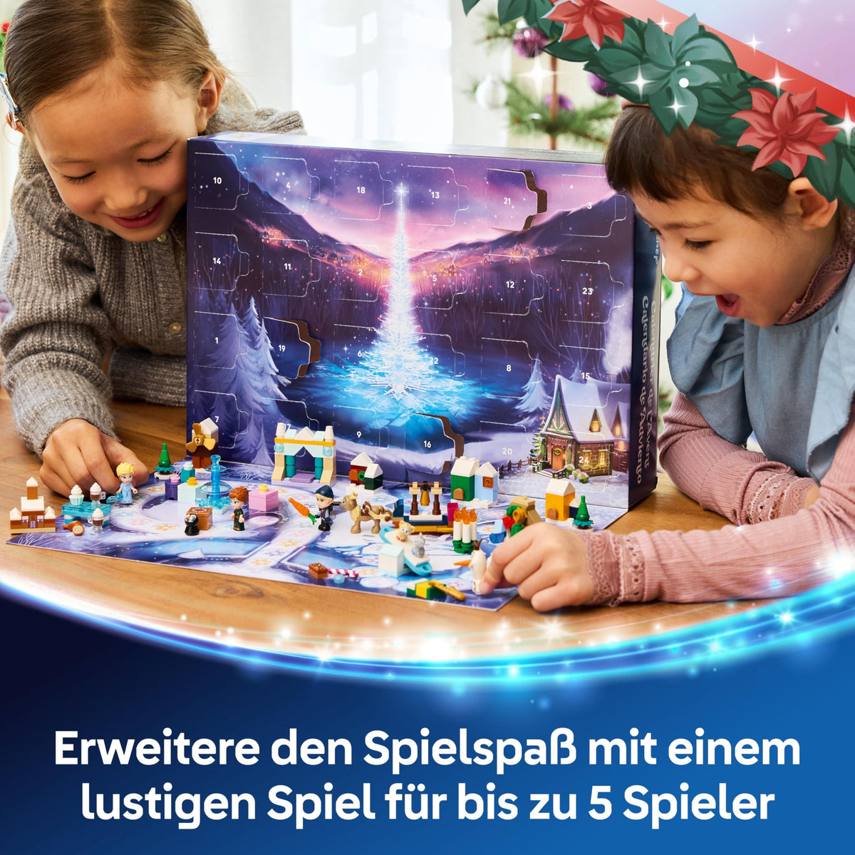 Celebrate the holiday season with the LEGO Disney Princess Advent Calendar, featuring fun builds for up to 5 players.