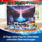 Premium imported LEGO Advent Calendar with 24 Disney Princess figures, activities, and surprises for kids.