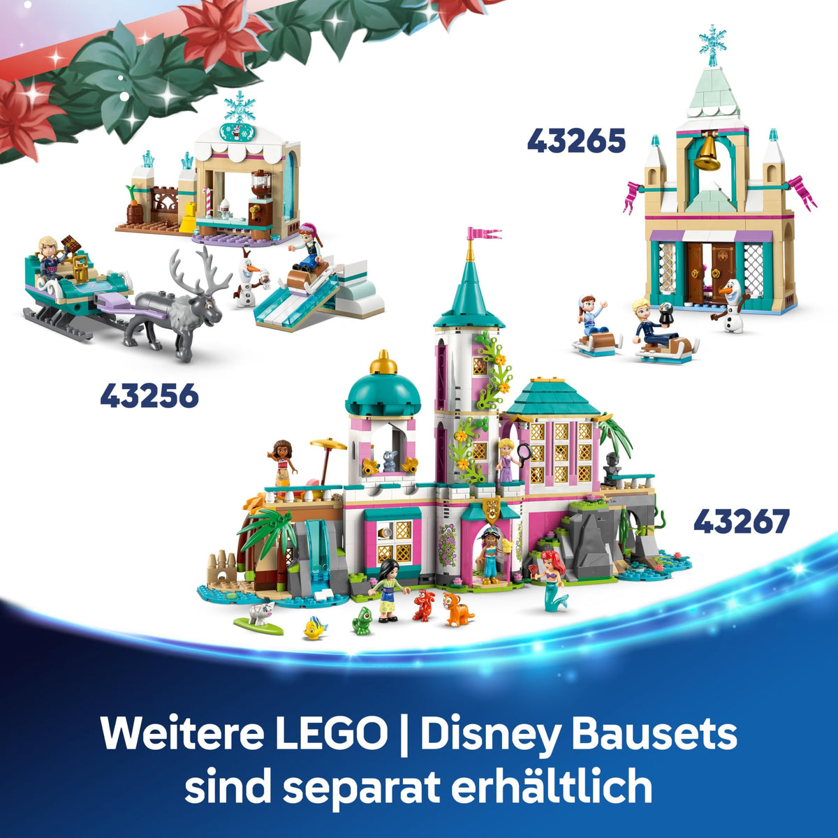 Premium imported LEGO Disney Princess set featuring colorful castle and characters, perfect for imaginative play.