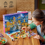 Premium imported LEGO Disney Princess set for ages 6+, featuring 237 pieces and a fun holiday theme.