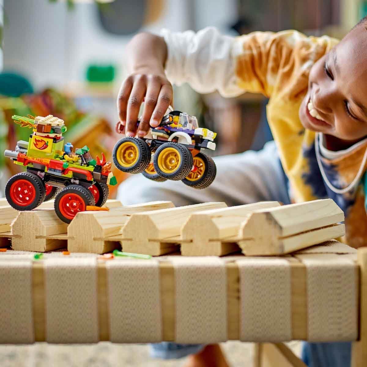 Engaging Lego 60397 Monster Truck Race set with 301 pieces. Available online for ordering, perfect for kids' creativity!