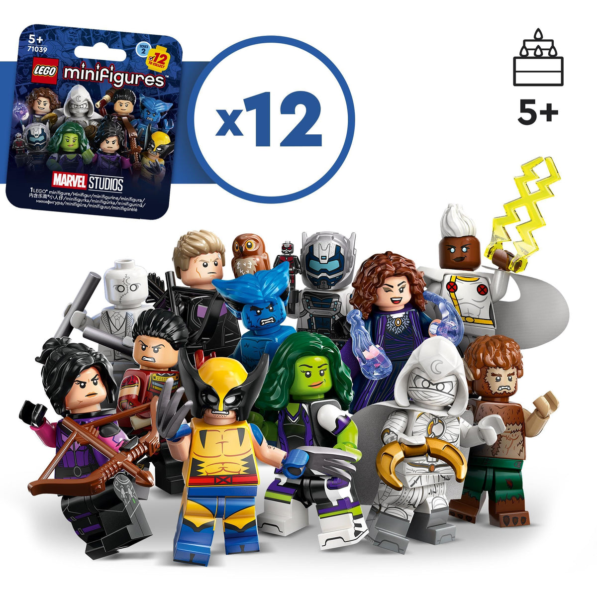 Explore 12 unique LEGO Mini Figures from Marvel Series 2. Available for order online in India. Perfect for ages 5+.