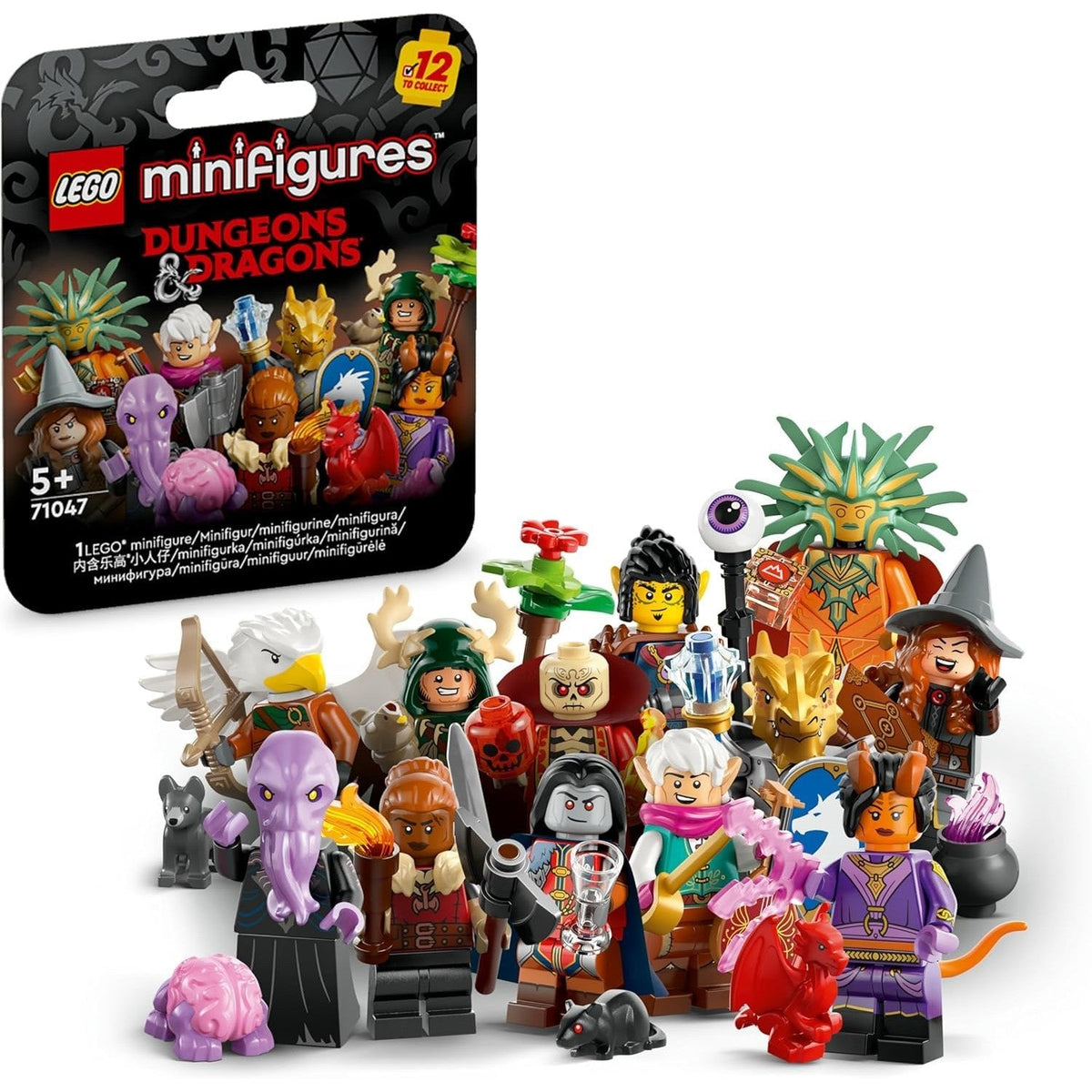 Explore the enchanting world of Dungeons & Dragons with LEGO 71047 collectible minifigures, now verified by CuratCart.