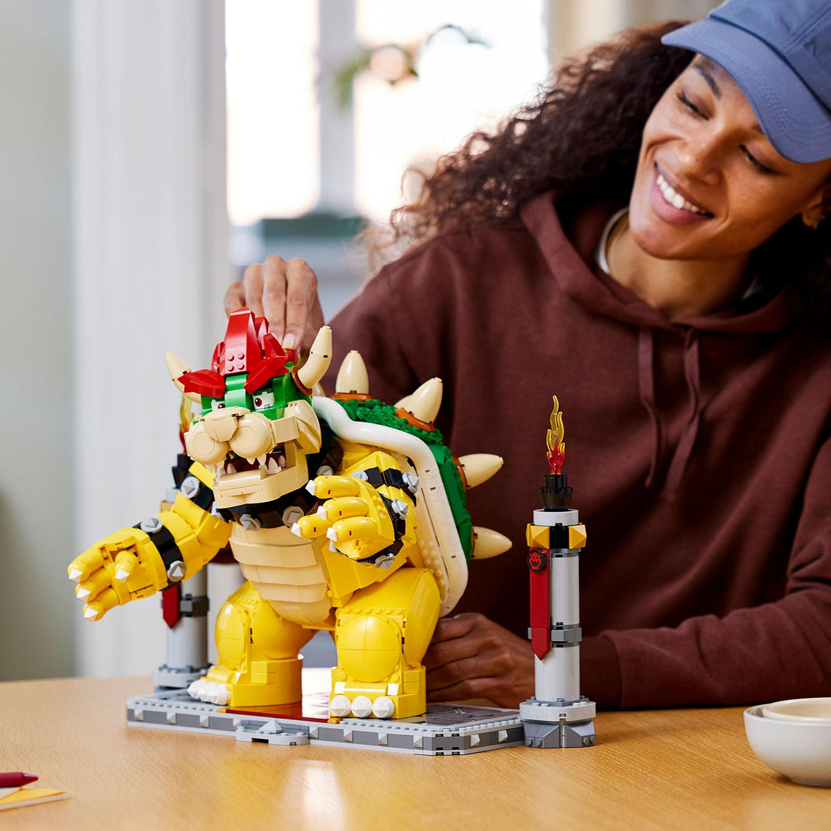 Experience the thrill with the LEGO 71411 Super Mario Bowser. Authentic LEGO set featuring dynamic details and interactive elements.