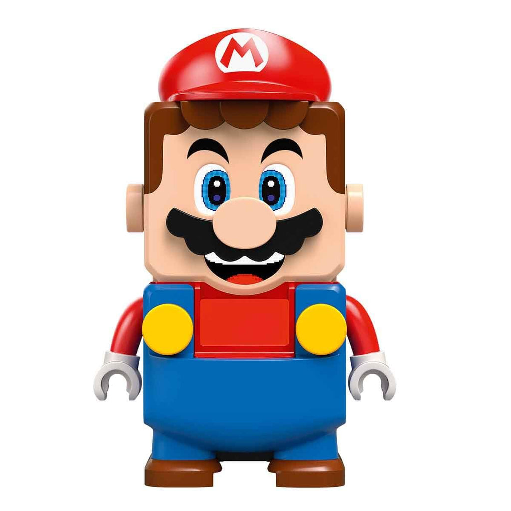 Exciting LEGO 71411 Super Mario figure showcasing Mario's cheerful face and iconic outfit. Verified by CuratCart for authentic quality!