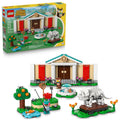 100% genuine LEGO Animal Crossing Blathers's Museum set with 543 pieces, showcasing vibrant details and characters.