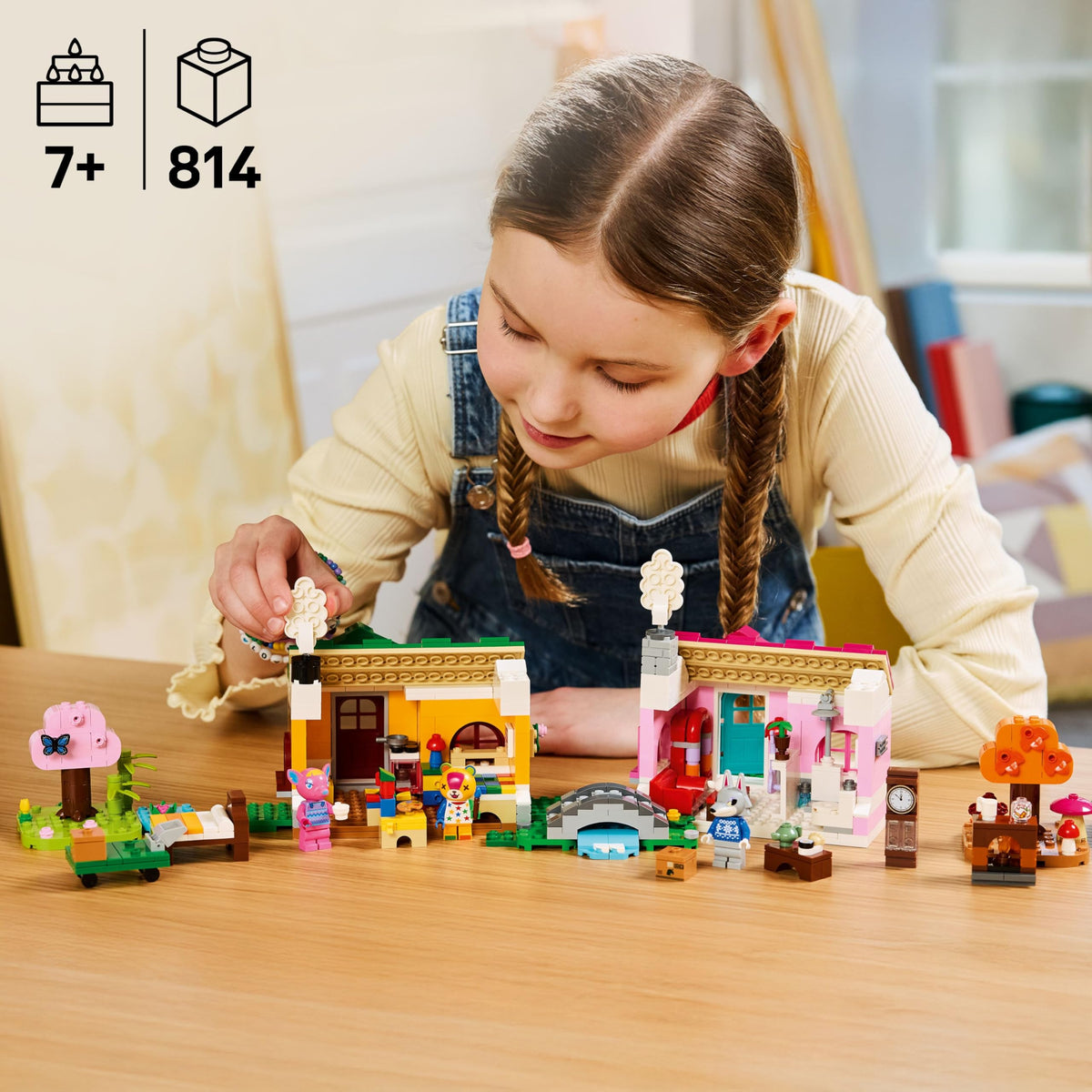 Creative LEGO Animal Crossing houses set. Available for order online in India. Perfect for ages 7 and up!