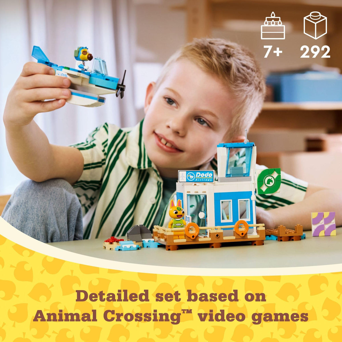 Detailed LEGO set inspired by Animal Crossing. Available online; order now for creative fun in India!