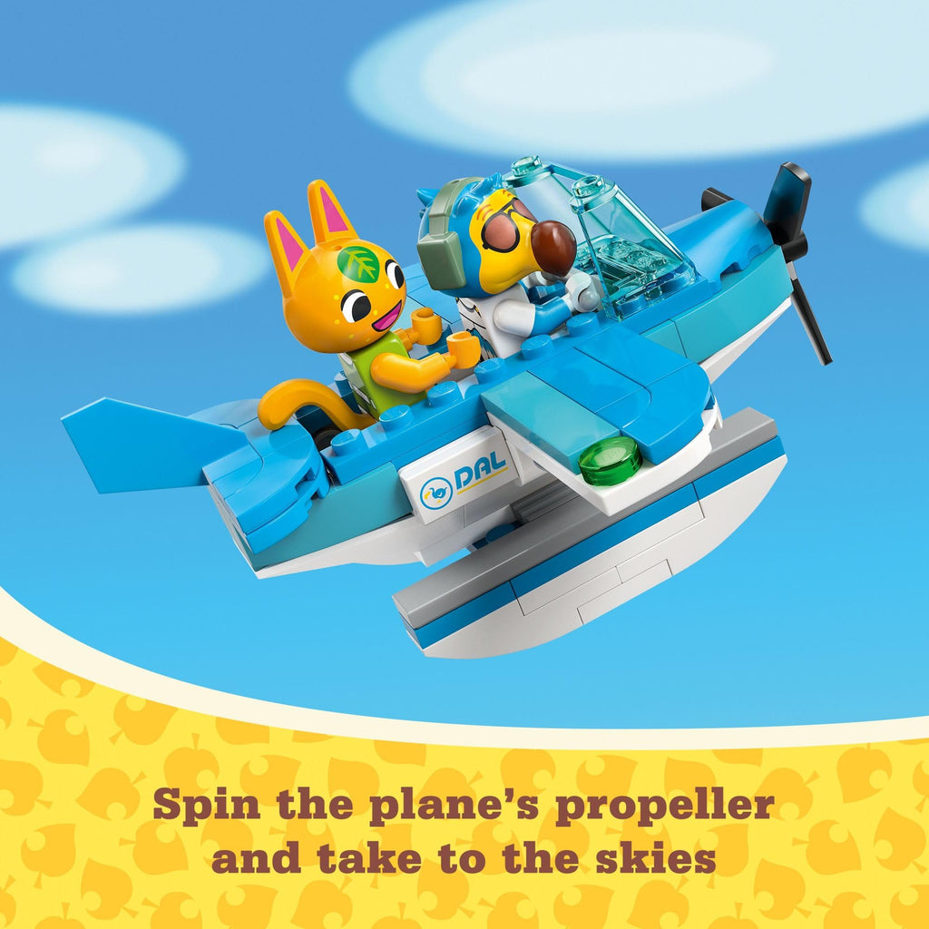Colorful LEGO set featuring Dodo Airlines plane with characters ready to fly. Verified by CuratCart for quality.