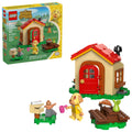 Authentic LEGO set featuring Goldie's Cozy House from Animal Crossing, including 149 pieces and adorable accessories.