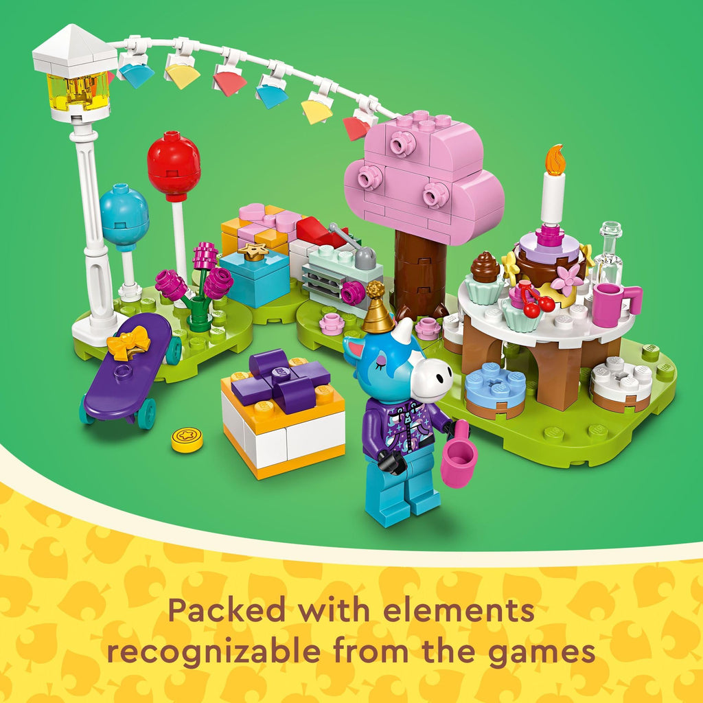 Celebrate Julian’s Birthday with this LEGO set featuring iconic game elements, vibrant colors, and festive decorations.