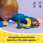 Get the fun LEGO Animal Crossing Stargazing with Cel set for kids 6+. Available online now for your child's adventures.