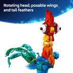 Build the vibrant LEGO Disney Moana Heihei with rotating head, posable wings, and tail feathers. Verified by CuratCart.