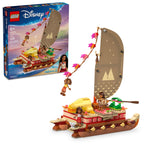 Discover the authentic LEGO Disney Moana's Adventure Canoe set with 529 pieces for imaginative play. Ideal for ages 6+.