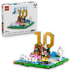 Authentic LEGO Editions Lionel Messi soccer set featuring iconic scenes, 500 pieces, perfect for fans and collectors.