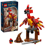 Build the authentic LEGO Harry Potter Fawkes set with 299 pieces. Perfect for fans aged 8 and up. 100% genuine product.