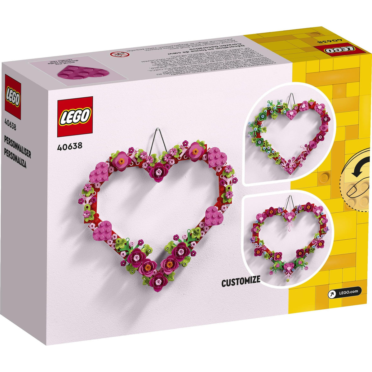 Create your own LEGO Heart Ornament set. Available online, perfect gift for any occasion. Order yours today!
