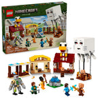Authentic LEGO set featuring Ghast, balloon village, characters, and buildable scenes for creative play.