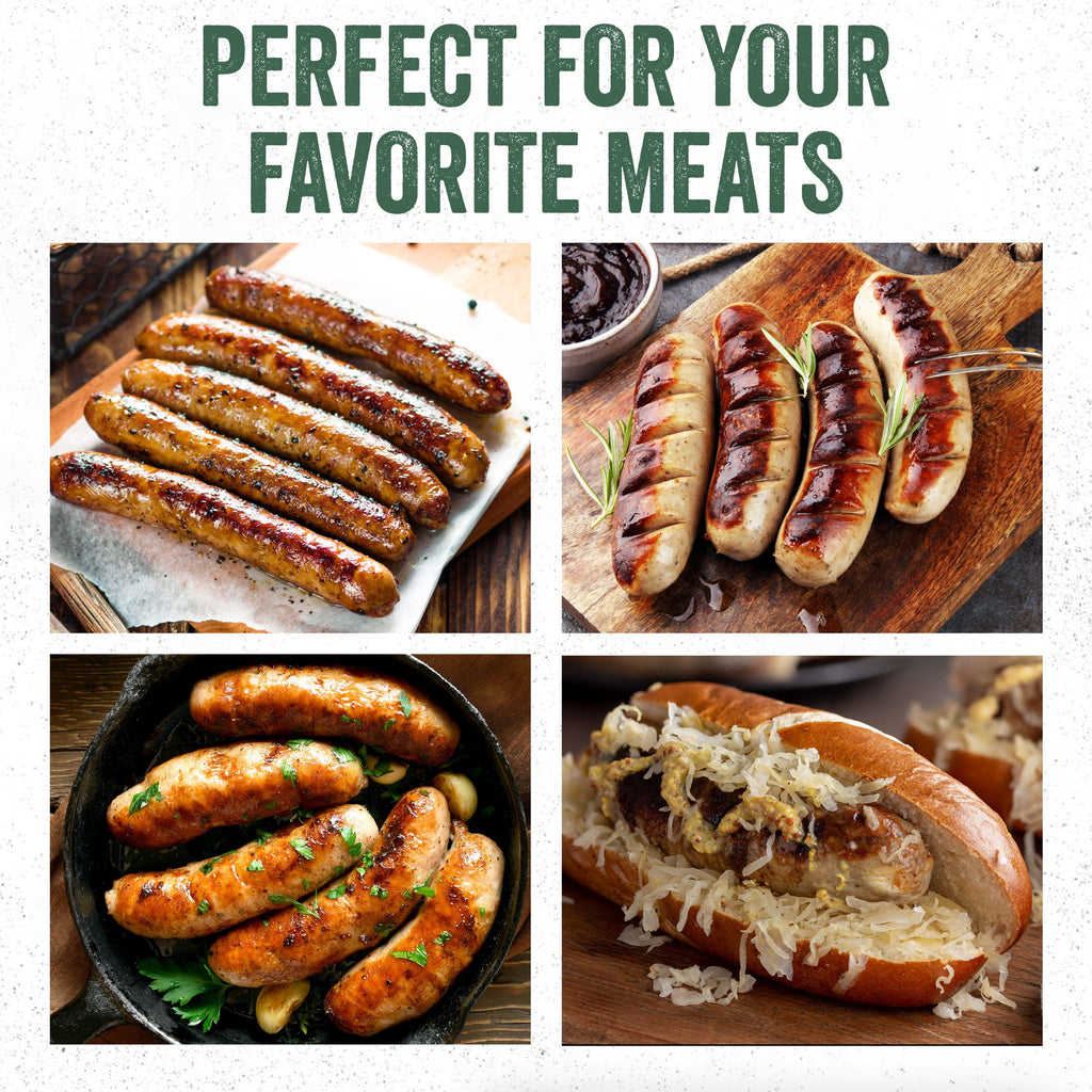 LEM Natural Hog Casings enhance your favorite meats, perfect for grilling or home recipes. Available at Curat Cart.