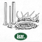 Premium LEM Natural Hog Casings showcased with quality tools, perfect for gourmet sausage making. Available at Curat Cart.