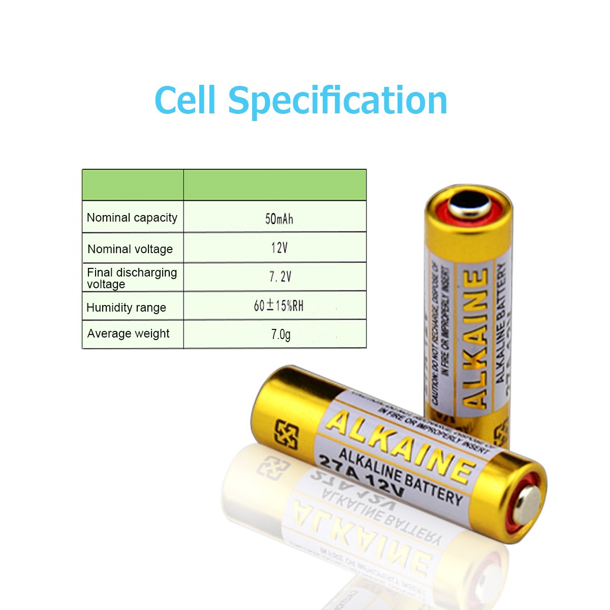 LiCB 27A 12V Alkaline Battery offers 100% authenticity and reliability, available at Curat Cart for Indian consumers.